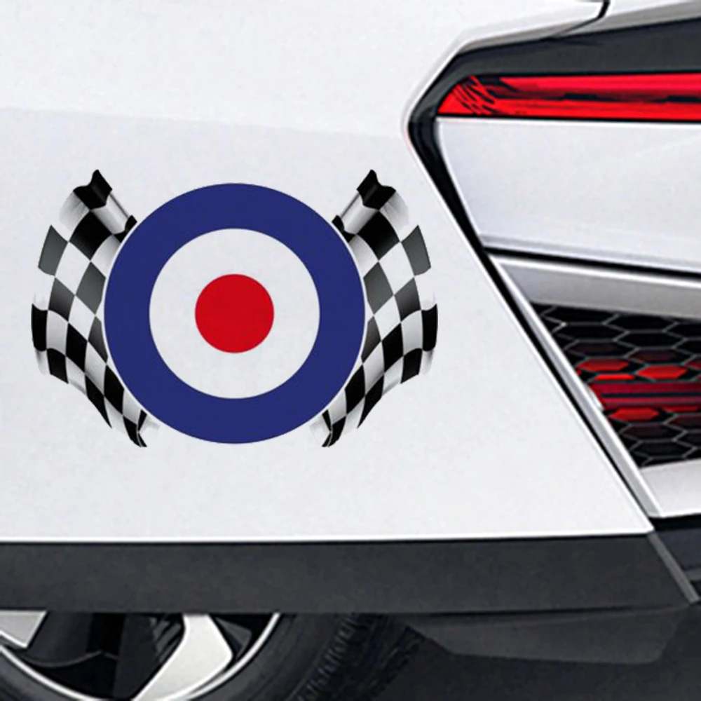 Checkered Flag Cascading Sticker Scooter Vinyl Car Sticker Laptop Accessories Decorative Decal Checkered Flag Cascading Sticker Scooter Vinyl Car Sticker Laptop Accessories Decorative Decal