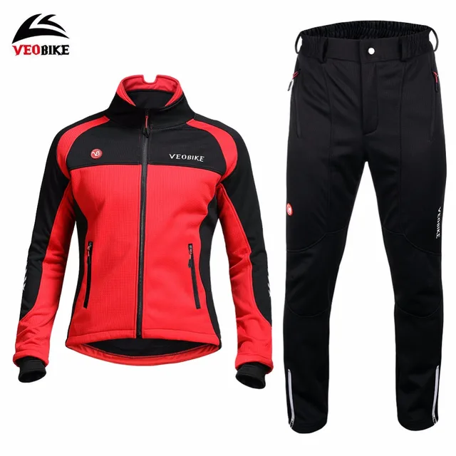 Best Offers VEOBIKE 2018 Windproof Men Cycling Jacket Set Bike Winter Fleece Cycling Clothing MTB bicycle Jersey rainproof Ciclismo Maillot Best Offers VEOBIKE 2018 Windproof Men Cycling Jacket Set Bike Winter Fleece Cycling Clothing MTB bicycle Jersey rainproof Ciclismo Maillot