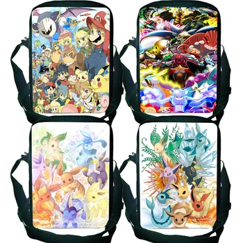 

GO Shoulder Bag Gengar Children Boys Girls Beautiful Handbags Eevee Students Teens Daily School Phone Bag