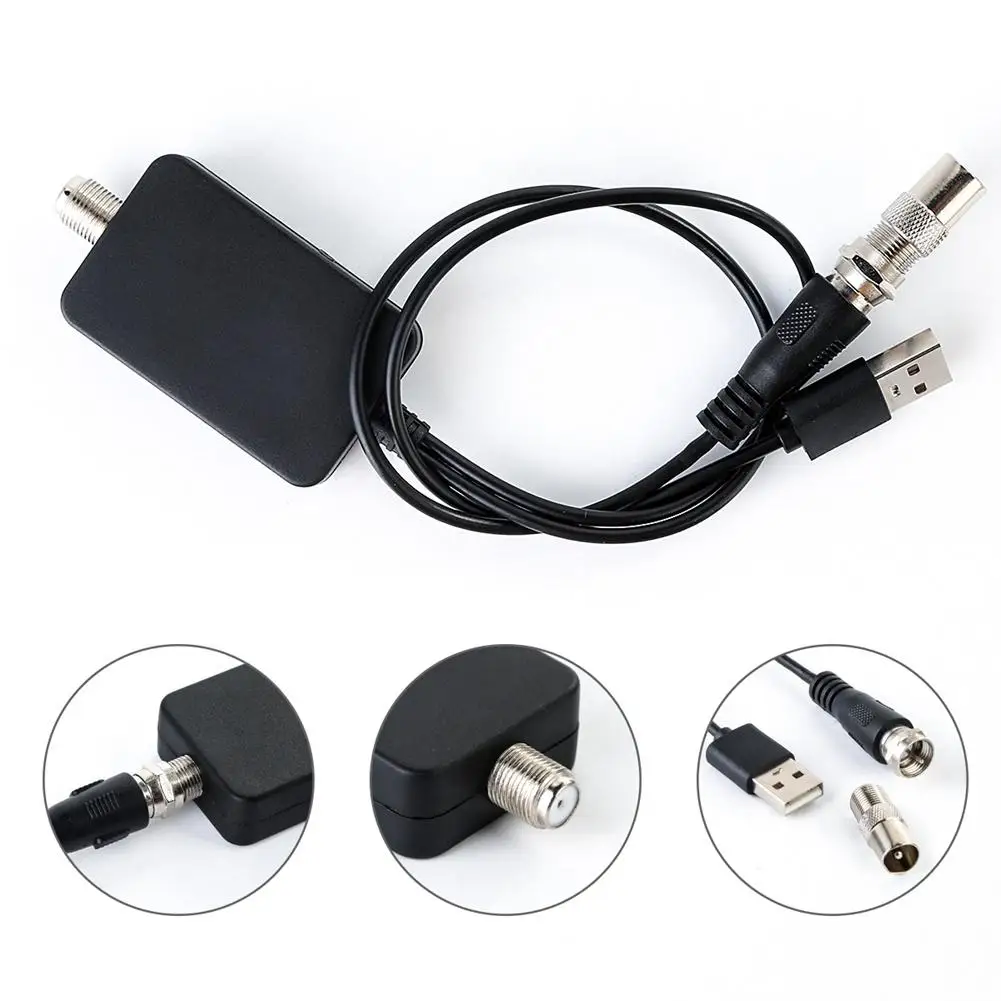 Digital HDTV Aerial Amplifier Signal Booster Signal Amplifier Freeview TV Antenna With USB Power Adapter Supply 25 DB For TV Fox