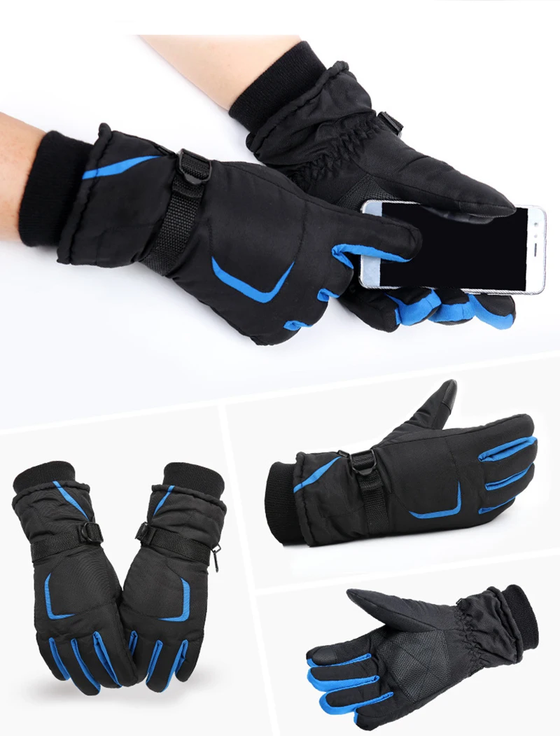 Snowboard Snowmobile Da Motocicleta Inverno Luvas De