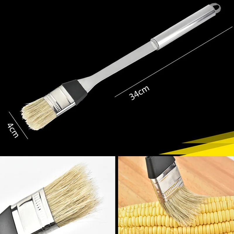 

BBQ Set Spatula Tongs Fork Brush Cutter Grill Tools Stainless Steel Outdoor BBQ Tools FK88