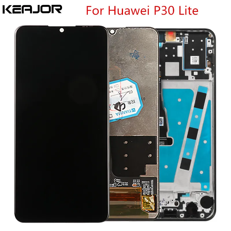 

Keajor Screen For Huawei P30 Lite Lcd Screen Tested AAA Lcd Display+Touch Screen with Frame Replacement For Huawei P30 Lite