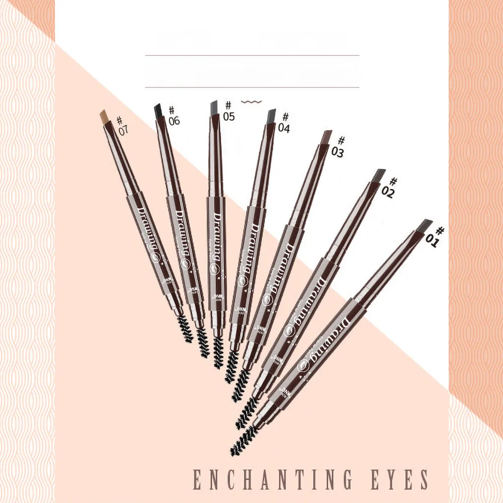 Eye Brow Pencil Cosmetics Makeup Tint Natural Long Lasting Paint Tattoo Eyebrow Waterproof Black Brown Eye brow Makeup YJJ2