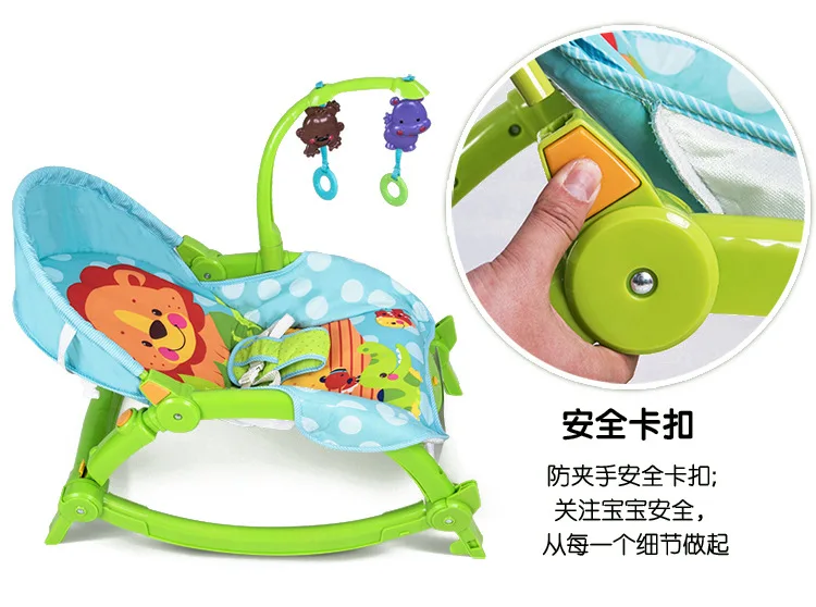 The details of the rocking chair