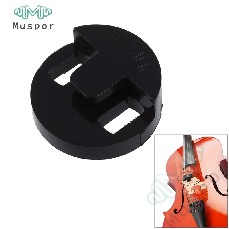

Two Hole Double Bass Cello/Violoncello Mute Round Rubber For 4/4 Or 3/4