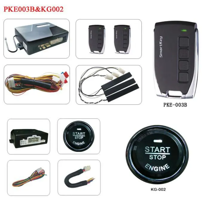 DHL Free Shipping Vehicle Smart Start System, passive keyless entry