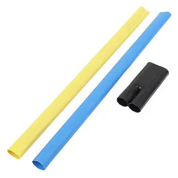 

2Pcs 30mm Dia 70-120mm2Cable Heat Shrink Tubing w 2 Way Breakout Boot Set