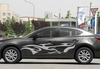 

Car Stripe Racing Tribal 80'' Door Decals for Axela Vinyl Side stickers ZC621