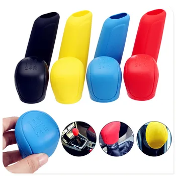 

Car rubber Handbrake Shift Gear Knob Cover for Mitsubishi ASX Endeavor Expo Galant Grandis Lancer Mirage Montero Peugeot 407