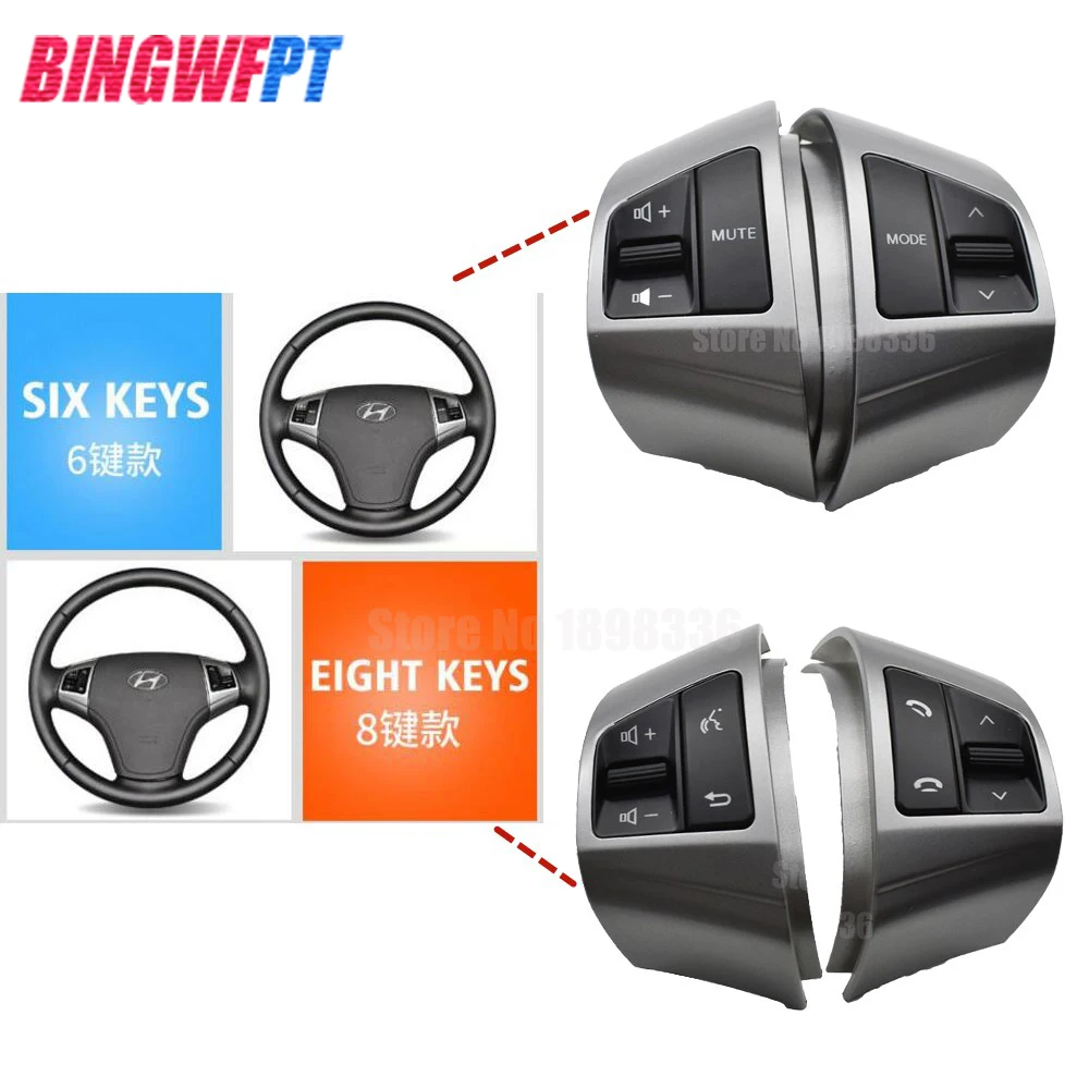 

Bluetooth Call Constant Speed Cruise Modified Multi-functional Steering Wheel Switch Button For Hyundai Elantra 2009-2011