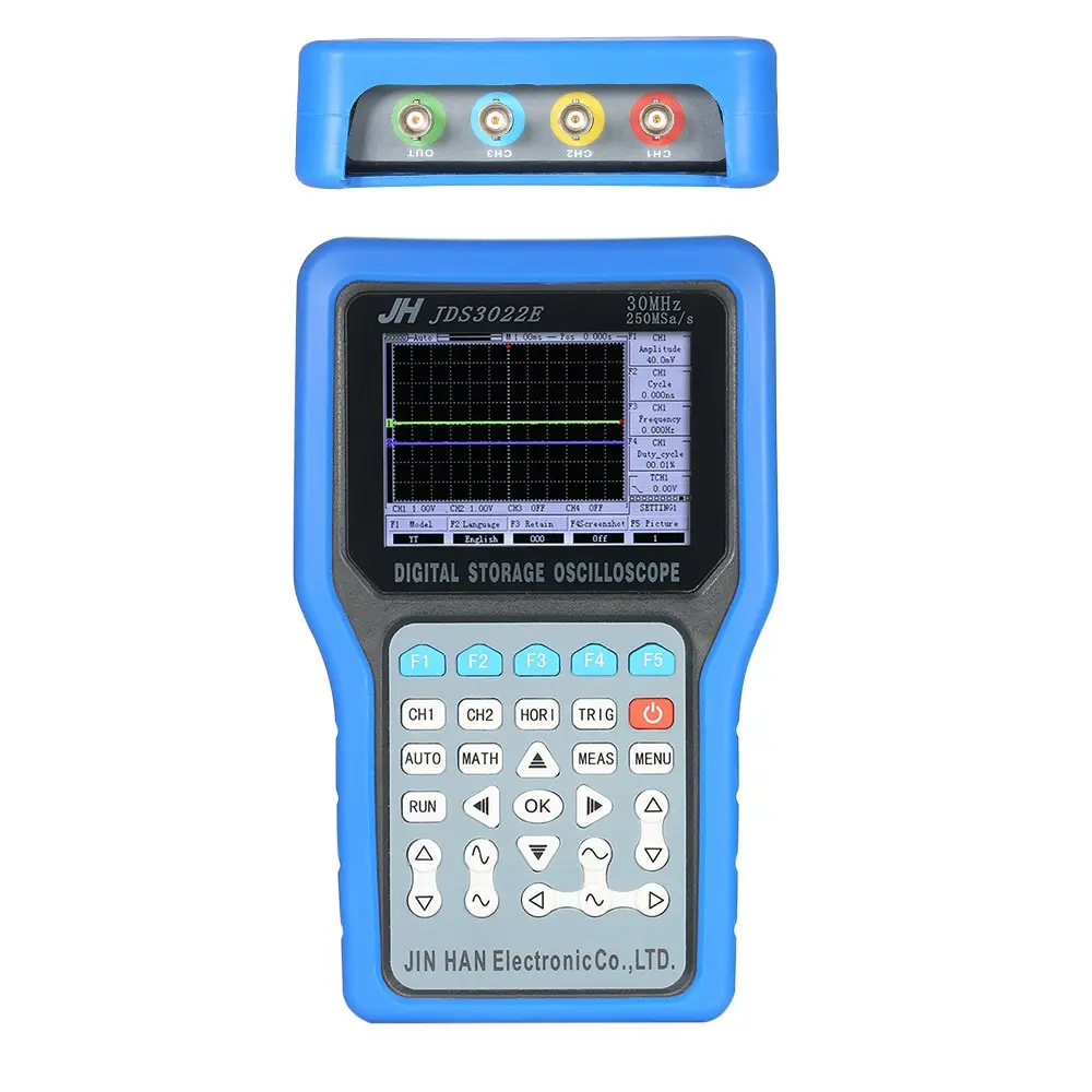 30 МГц 250MSa/Профессиональный цифровой осциллограф, 4 канала, usb осциллограф, измерительный прибор, цветной TFT lcd логический анализатор