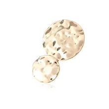 Заколки для волос для Новинки для женщин ухабистой лицо Размеры двойной круглая заколка для волос дамы Нерегулярные аксессуары для волос G0508