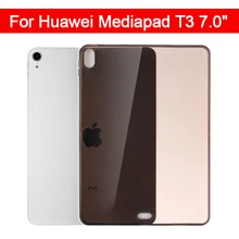 Силиконовый чехол для huawei Mediapad T3 7,0 Wifi BG2-W09, прозрачный чехол, чехол, Fundas, мягкий ТПУ чехол для задней панели планшета, Ультратонкий чехол