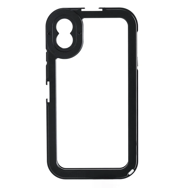 

Aluminum Rig Cage Handheld Phone Stabilizer with Cold Shoe Mounts for iPhone XS/XS Max Dropshipping