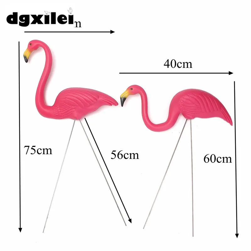 2 шт./пара Пластик для двора, сада, газона художественные украшения фламенко Rosado