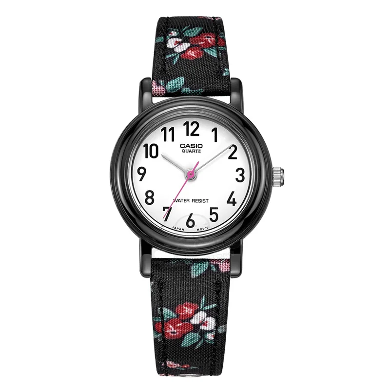 

Casio watch women waterproof simple&fashion Fashion Casual Quartz Watches Clock Female Casual Leather Relogio Feminino LQ-139