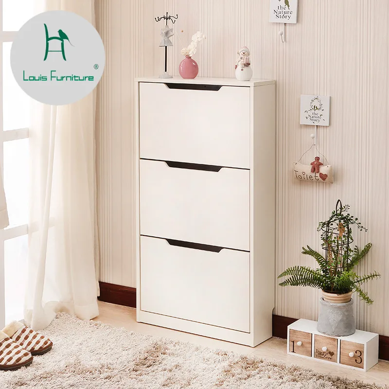 

Louis fashion shoe cabinets Ultrathin dust prevention creativity simple modern combination