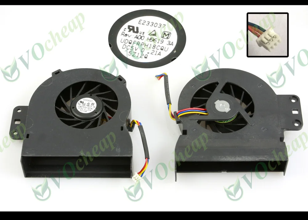 

Genuine New Laptop Cooling fan (cooler) for Dell for Inspiron 1200 2200 Latitude 110L Notebook - UDQFRPH18CQU, H9619, E233037