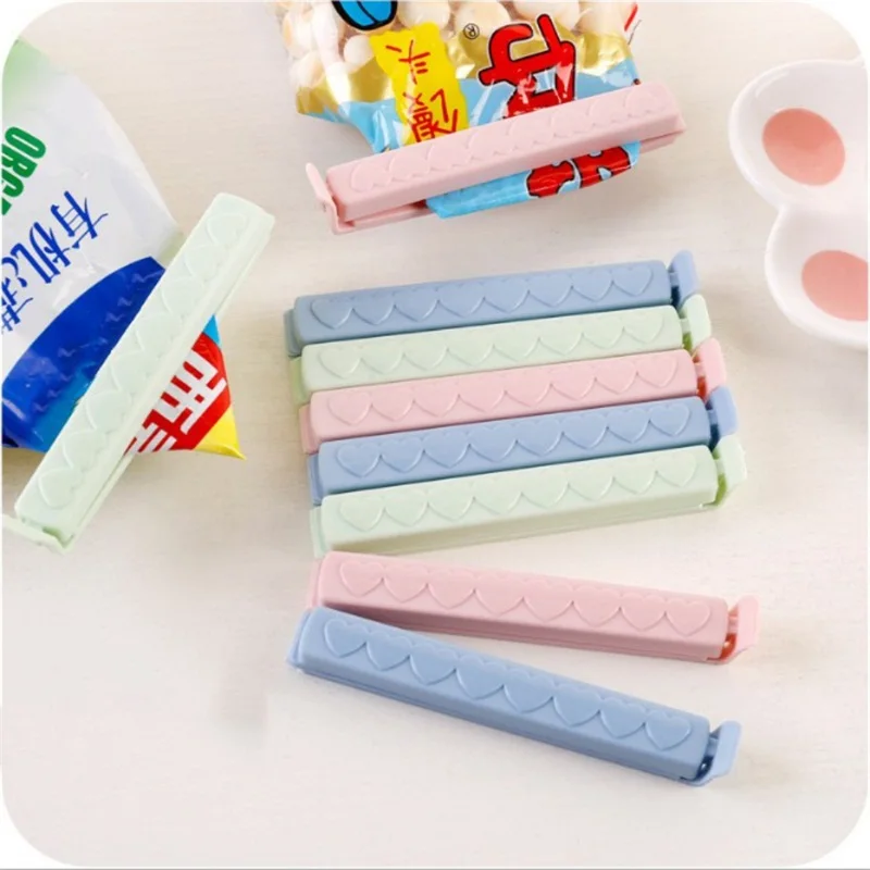 

Food Bag Clips Food Snack Storage Sealing Seal Bag Clips Home Food Close Clip Seal Kitchen Tool 5Pcs/lot 12Pcs/lot
