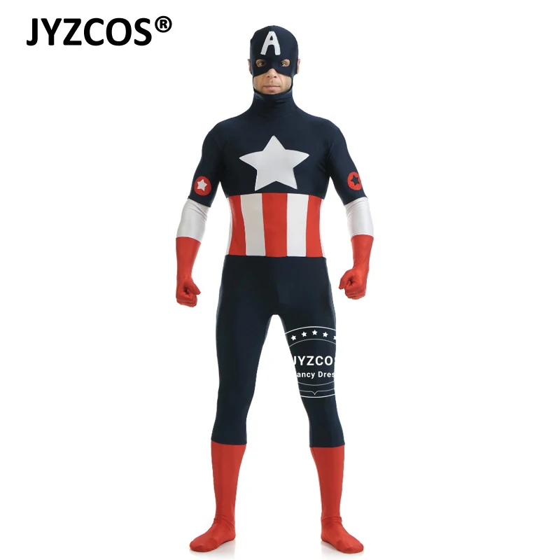 JYZCOS Adult Captian America Costume (1)