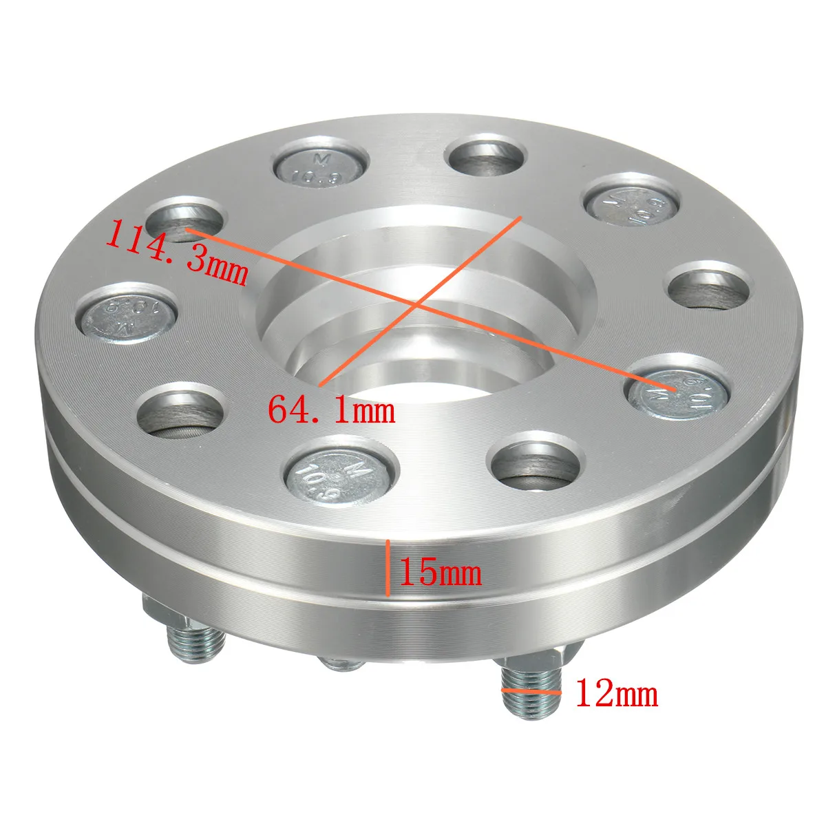 2 шт. пара на заказ 5x114,3 15 мм 64,1 мм Hubcentric колесные прокладки адаптеры для Honda для Acura