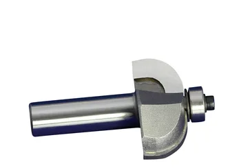 

1Pc 360 degree High Quality Cove Bit Flush Trim Bit with Bearing Engraving Router Mill Cutter DJ-Px1-4x5-8