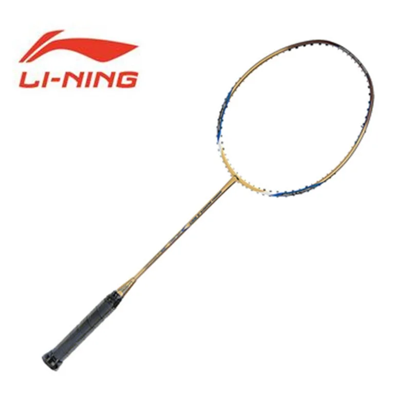 Li Ning Original A900T Badminton Rackets Single Racket Gold Carbon ...