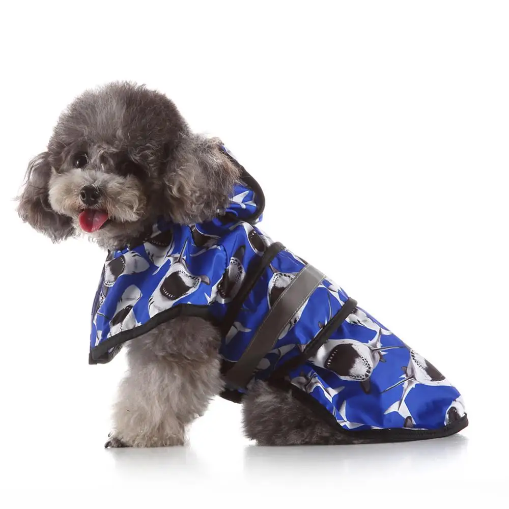 Собака кошка Мода Повседневное Водонепроницаемый большой пальто одежда открытый собака пальто куртка Pet плащ #4A22
