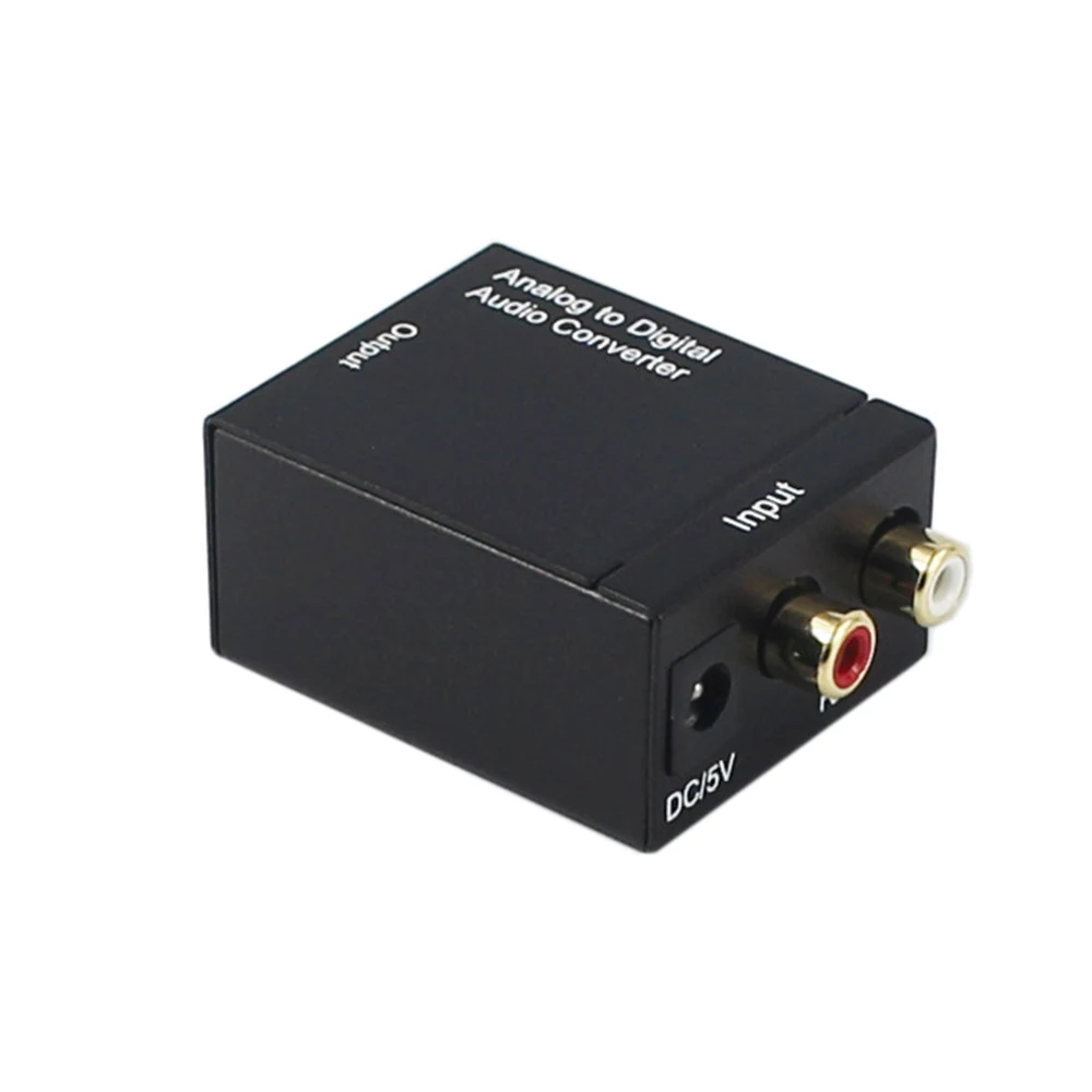 

Analog Audio LR to SPDIF Digital Fiber Coaxial Analog Audio L/R to Digital Audio Converter HY-403-V1