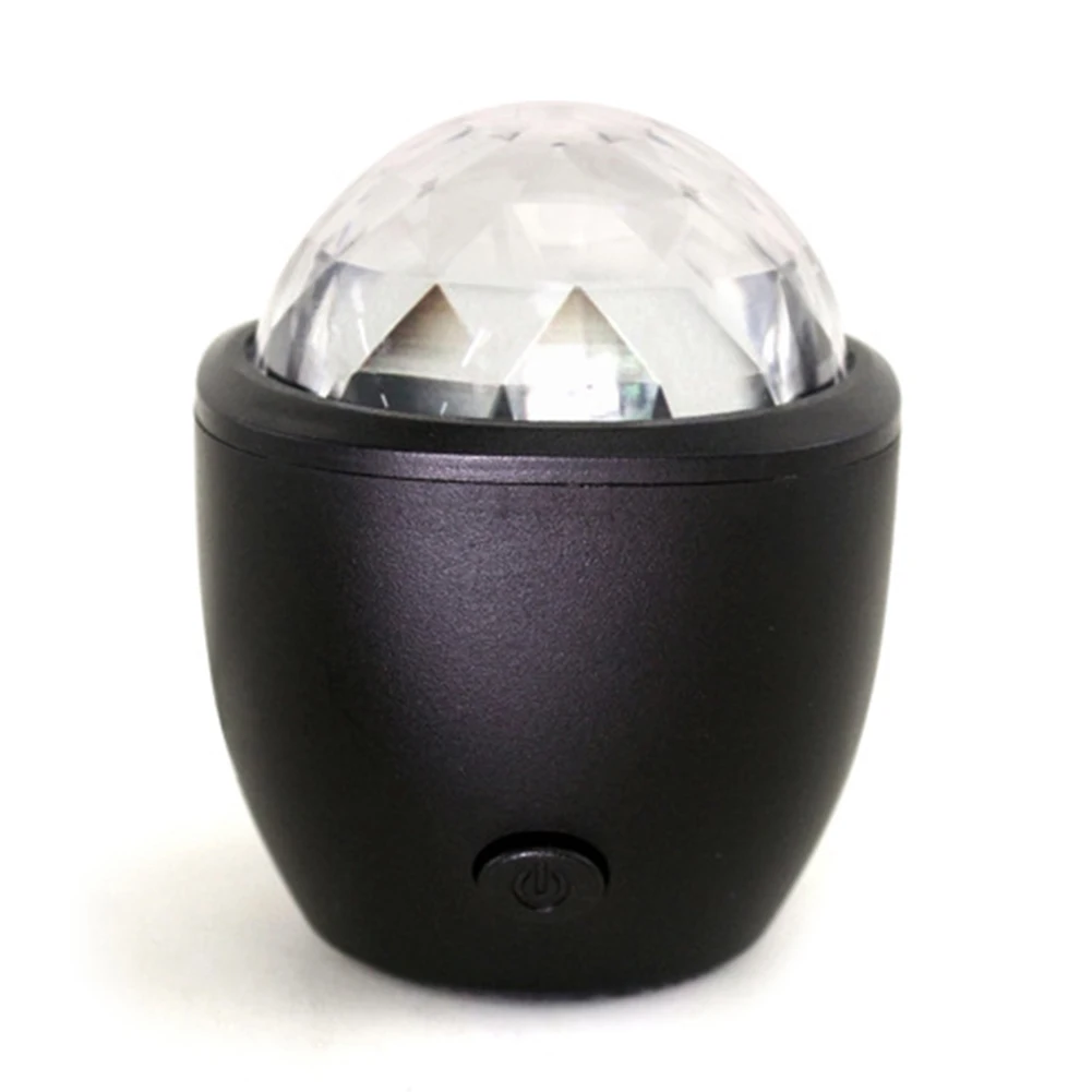 

Stage Lamp DJ Bar Mini Party Crystal Voice Activated KTV Atmosphere Inner Car Disco Light UV USB Powered Flashing