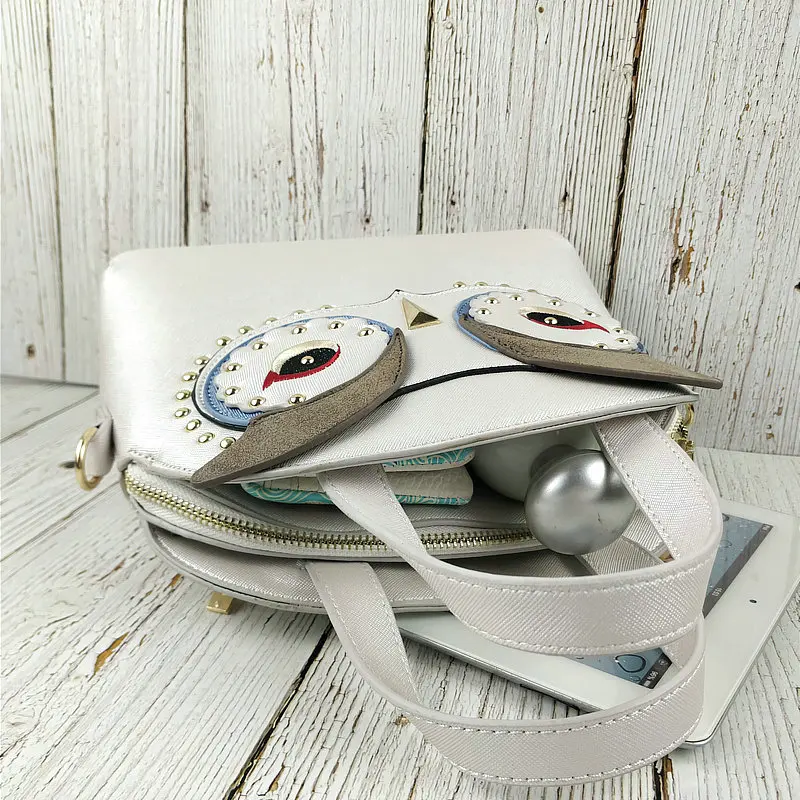 2019 Женские сумки в стиле совы художественная сумка на плечо для девушек Ретро
