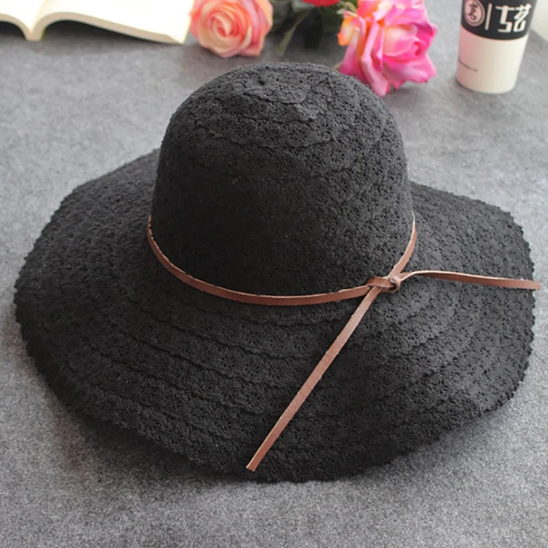 Летние шляпы для женщин, модный дизайн, женская пляжная шляпа от солнца, складная соломенная шляпа с полями