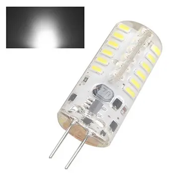 

4x G4 48 LED Light Bulb Lamp 3Watt AC DC 12V Undimmable Equivalent to 20W T3 Halogen Track Bulb Replacement Beam Angle