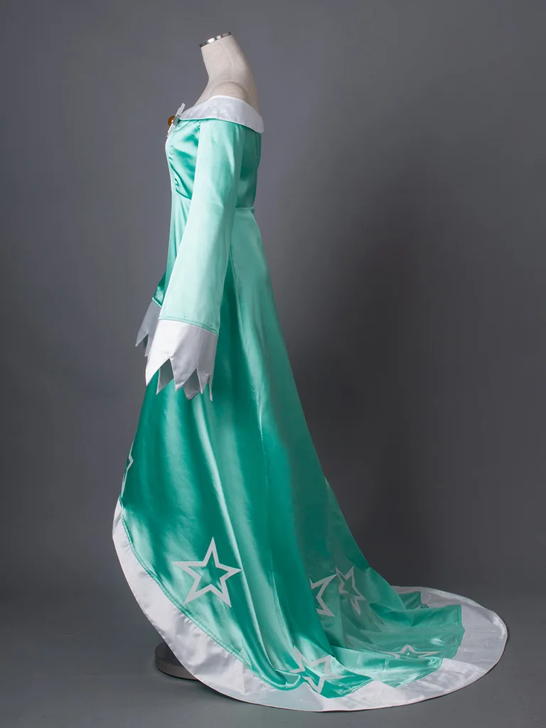 Лучший Супер Марио Galaxy wii U Rosalina & Luma Косплей Набор костюм и оружие парик mp003136|cosplay