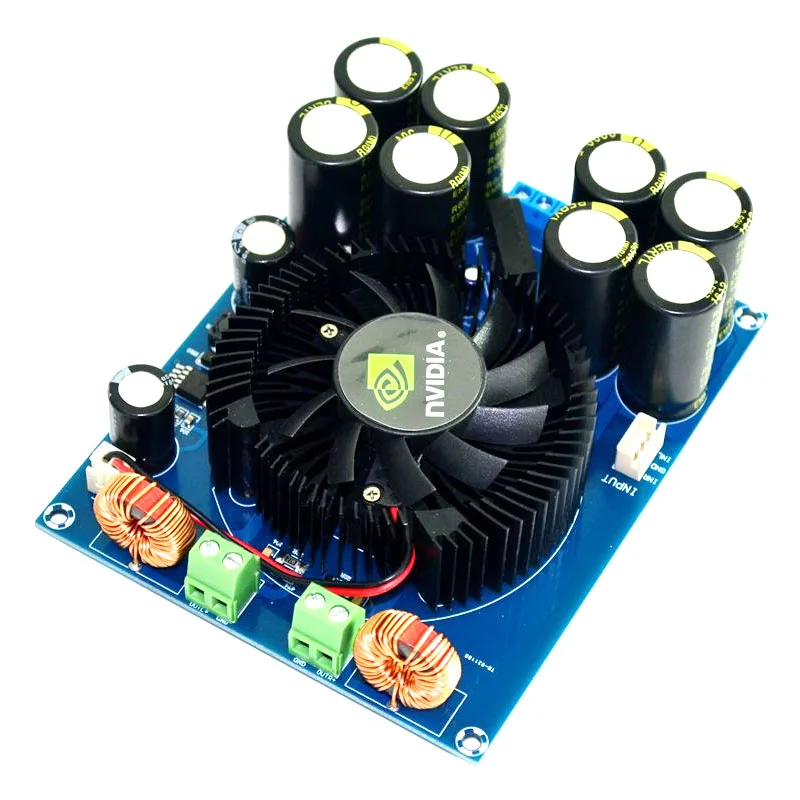 

TDA8954 210W +210W 2.0 Class D Digital Power Amplifier Board (Fan Cooling)