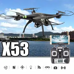 Камеры для Дронов 720 P HD и поддержкой Wi-Fi FPV RC Quadcopter авто-Взлет пульт дистанционного управления модель самолета RC Drone Камера 300000 Пиксели без
