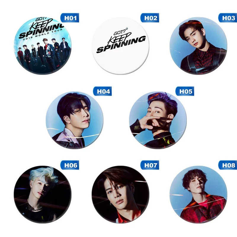 KPOP GOT7 Badge 7 для нагрудных булавок брошь JaeHyun MARK Chenle Haechan JENO корейский 2019|Броши| |