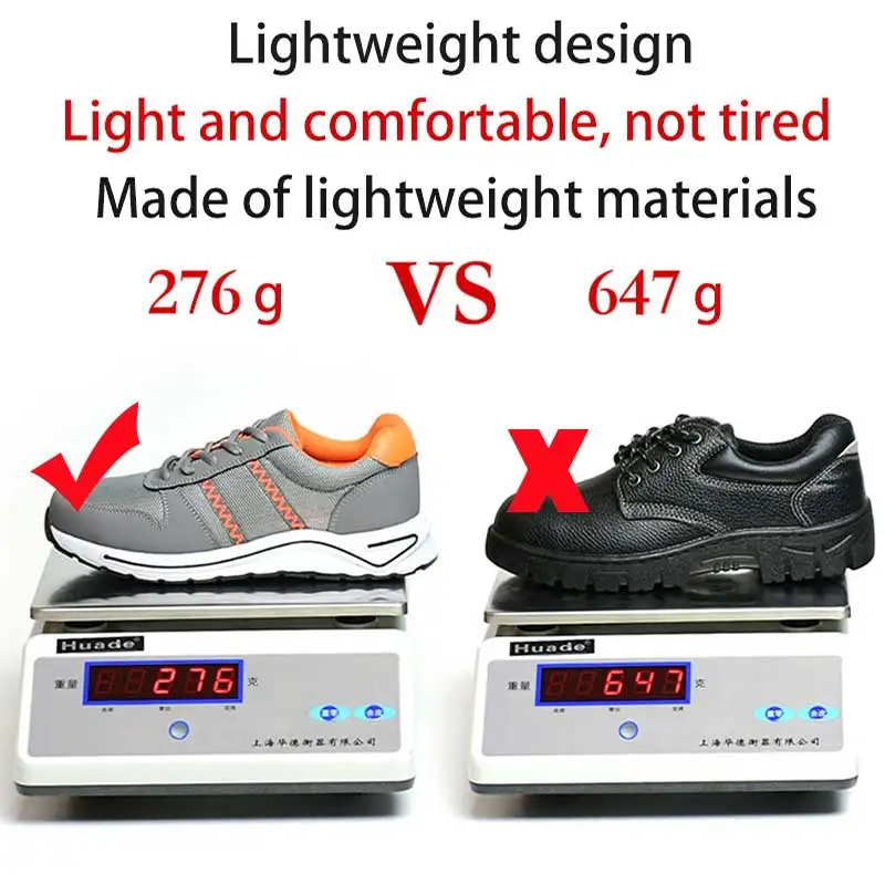 2019 Men's Working Shoes Lightweight 0.3KG Steel Toe Cap Work & Safety Boots Breathable Male Puncture Proof Boots Casual Sneaker 2019 Men's Working Shoes Lightweight 0.3KG Steel Toe Cap Work & Safety Boots Breathable Male Puncture Proof Boots Casual Sneaker