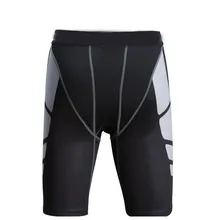 Мужские короткие спортивные Леггинсы для бега, быстросохнущие компрессионные обтягивающие короткие штаны для фитнеса, тренажерного зала, тренировок, спорта, фитнеса