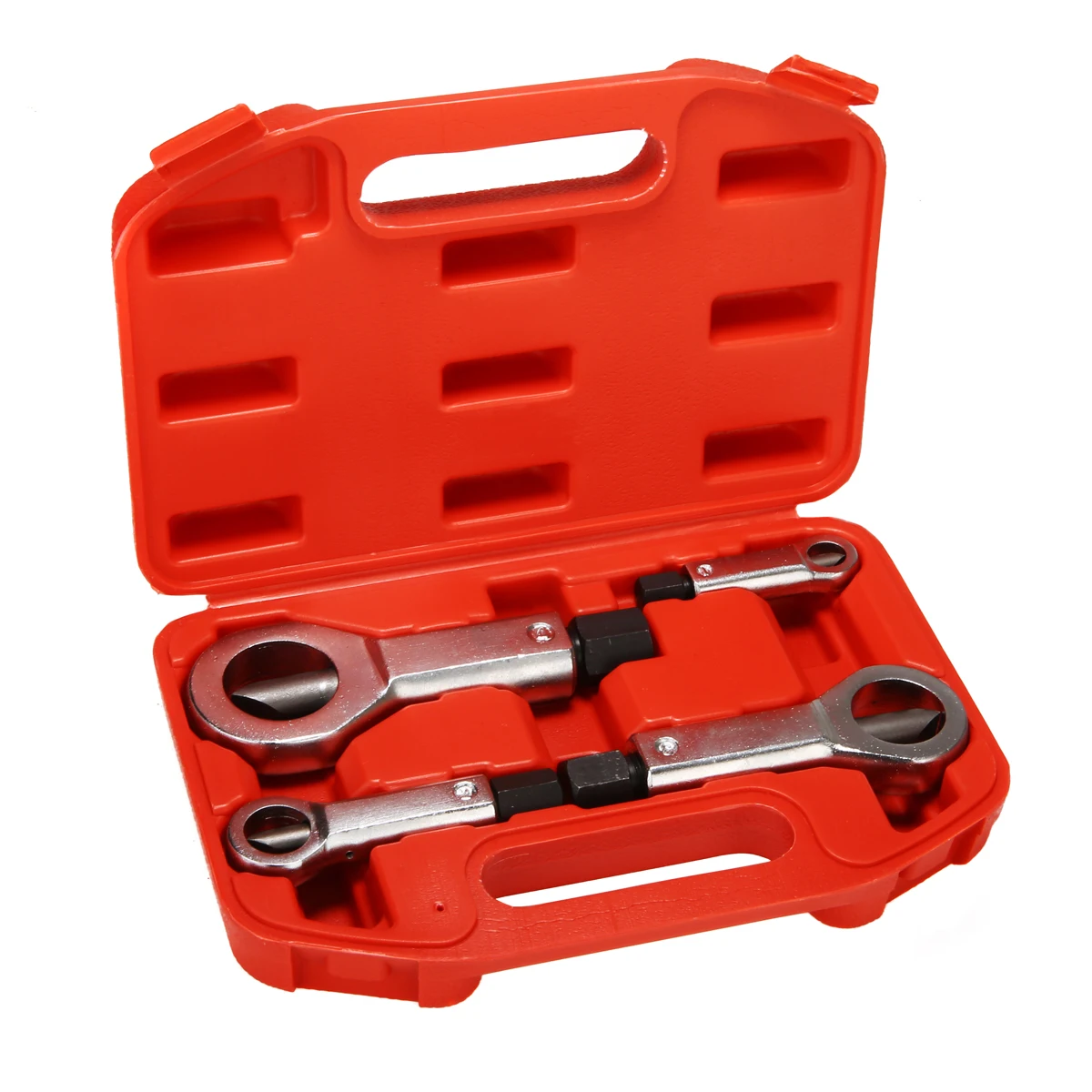 4pcs 9-27mm Sliding Tooth Nut Remover Manual Pressure Tools Break Manually Metal Nut Break Nut Splitter Cracker Remover