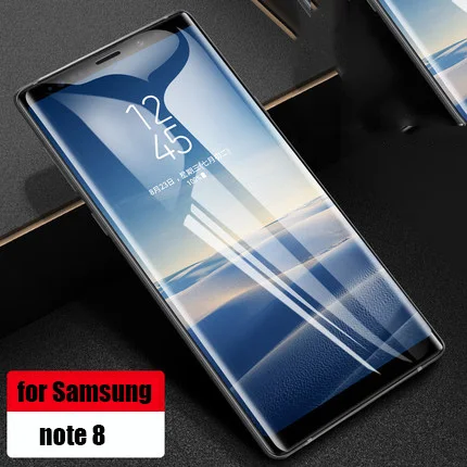 2 шт 3D полное покрытие мягкая Гидрогелевая пленка для samsung Galaxy S9 Plus S10E S8 S10 Note 8 9 S 10 защита экрана не закаленное стекло - Цвет: for samsung Note 8