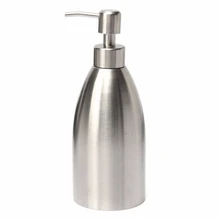 De Acero Inoxidable de alta Calidad 500 ml Hotel de Champú Loción Bomba Manual de Baño Dispensador de Jabón Líquido Desinfectante Botella Dispensadores
