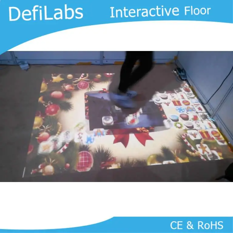 Defilabs Defi интерактивный пол/поддерживающую стенную систему применение в Индии/130 эффекты Поддержка WIN XP/7/8/10
