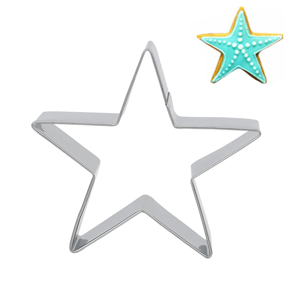 HILIFE помадка форма для выпечки печенья Форма DIY Формочки Для Выпечки Торта Кондитерские инструменты для украшения 3D печенья Плунжер резак - Цвет: star