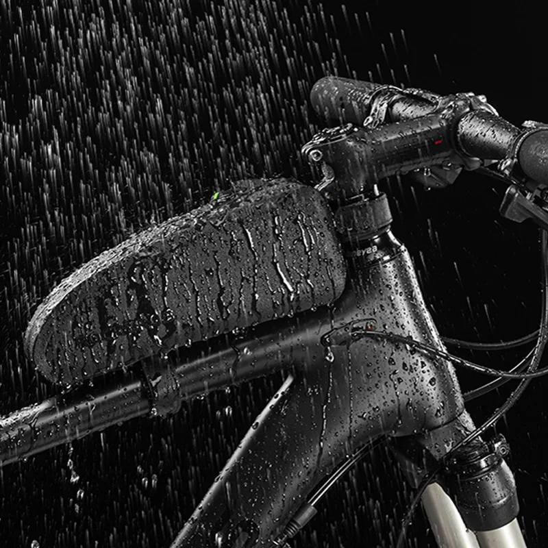 ROCKBROS للماء دراجة الدراجة حقائب المعطف الدراجات حقيبة MTB الطريق دراجة أعلى الجبهة أنبوب إطار السلة الأسود الدراجة اكسسوارات ROCKBROS للماء دراجة الدراجة حقائب المعطف الدراجات حقيبة MTB الطريق دراجة أعلى الجبهة أنبوب إطار السلة الأسود الدراجة اكسسوارات