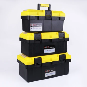 

Household Maintenance Electrician Toolbox Multifunctional ABS Hardware Auto Car Repair Anti-Fall Tool Box