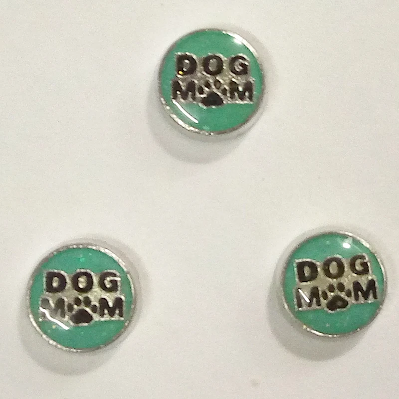 

20pcs/lot New Design Dog Mom Floating Living Memory Charms For Floating Living Memory Locket