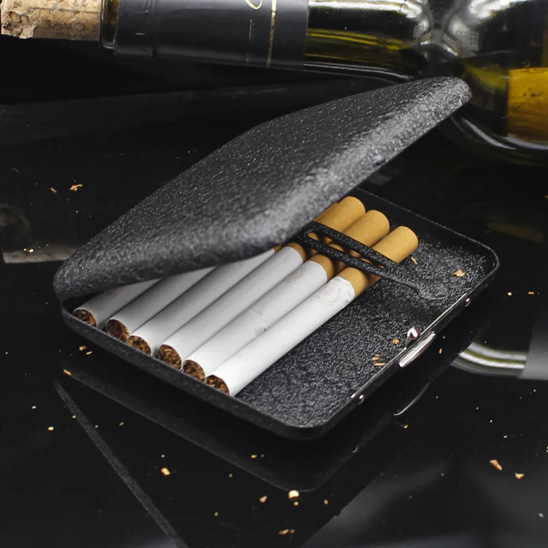 

Fashion Creative Metal Cigarette Case Men Cigarette Box Metal Gift