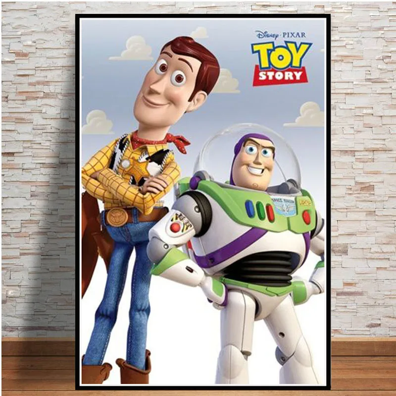 Posters and Prints Toy Story 4 Movie Poster Wall Art Picture Canvas Painting for Room Home Decor - Цвет: 0003